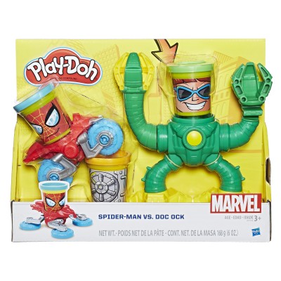 Play-Doh Marvel Can-Heads Spider-Man vs. Doc Ock   558254684